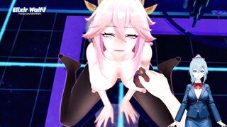 ???? oh noes. Yae Miko NUDE twerk. gacha gamers BEWAREEE ahhh! HENTAI vtuber