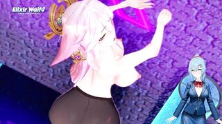 ???? oh noes. Yae Miko NUDE twerk. gacha gamers BEWAREEE ahhh! HENTAI vtuber