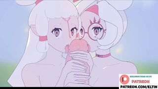 Purah With Girlfriend Find Big Dick And Getting Cum On Face | Amazing Hentai Story