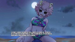 FUCKING WITH THE BEAUTIFUL MINA ASHIDO ON THE BEACH - RE HERO ACADEMY