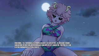 FUCKING WITH THE BEAUTIFUL MINA ASHIDO ON THE BEACH - RE HERO ACADEMY