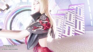 [MMD] SUNMI - TAIL Ahri Sexy Kpop Dance League of Legends Hentai Uncensored 4K 60FPS