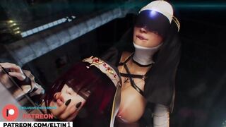 Hottest Futa Nun Hard Fucking And Creampie | Best Futanari Hentai 4k 60fps