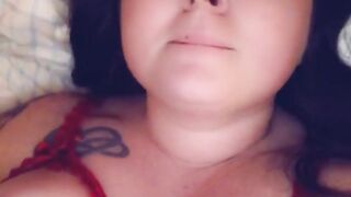 Solo play, big tits, moaning while I cum