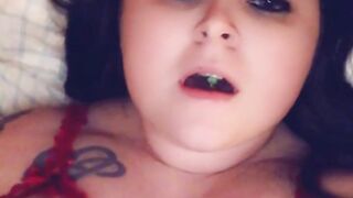 Solo play, big tits, moaning while I cum