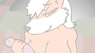 Foxie LOVES big DICK! Animation