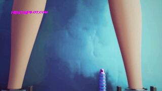 Elsa And Anna Frozen Lesbian Porn - Making Her Cum With A Secret Blue Cube