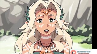 THE HOTTEST ZELDA HENTAI STORY LINK AND ZELDA HAVE SO MUCH FUN ANIMATED CARTOON 4K 60FPS