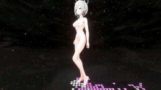 Aoi Oki Hentai Blue Archive Undress Sex Dance Elf Girl Threesome Creampie MMD 3D All Colors CMP