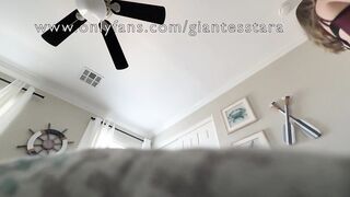 Giantess Escort gets fucked by a Giant with a shrunken client buttplug Trailer