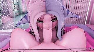 VR | shy girl greets you and makes you cum POV