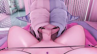 VR | shy girl greets you and makes you cum POV