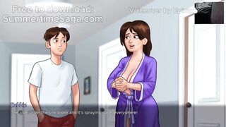 Summertime Saga Gameplay Spying on Sexy Slut Jenny [Commentary on Erotic Game]