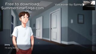 Summertime Saga Gameplay Spying on Sexy Slut Jenny [Commentary on Erotic Game]