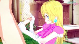 Princess Peach Gives You A Handjob~! Super Marion Hentai Animation With Voice~! (MagicalMysticVA)