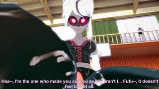 Carmilla from Hazbin Hotel Works Out With a Footjob! Hentai POV