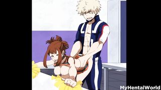 My Hero Academia Hentai Ochaco Uraraka all the best Compilation 2020