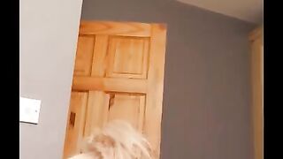 Hot blonde wife suck cock and swallow