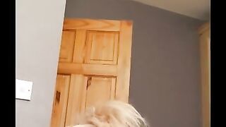 Hot blonde wife suck cock and swallow