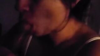 Ex gf sucking strangers cock