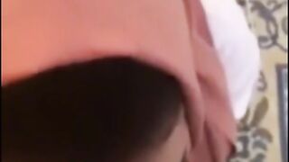 Sexy Hijab Babe Hot Blowjob to her Husband