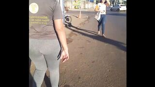 big ass in transparent pants gostosa  transparencia calcinha