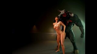 MINOTAUR FUCKS LADY