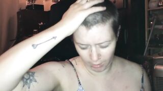 Shaved her Head Bald - Part 1