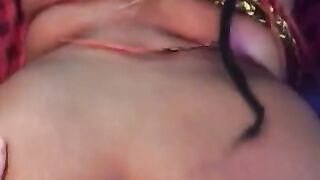 Cute BBW Dirty Talks White Boy while getting Fucked! (NO CUMSHOT)