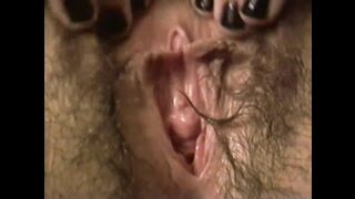 Vintage VHS Wet Hairy Pussy Fingering and Fingered MILF Pussy