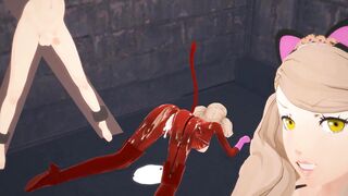 Ann Takamaki in Trouble Persona 5 3D Hentai