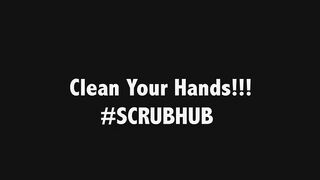 #SCRUBHUB--- Human Helps T-rex Wash their Hands