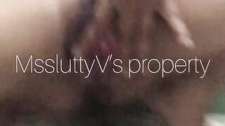 Mssluttyv Masturbating in the Bathroom