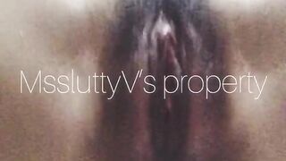 Mssluttyv Masturbating in the Bathroom