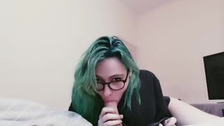 E-Girl Sucks on Big Cock