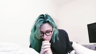 E-Girl Sucks on Big Cock