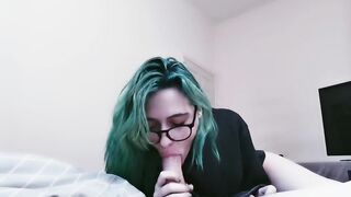 E-Girl Sucks on Big Cock