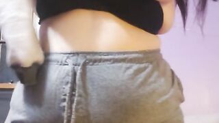 18 Yr old Curvy Girl Strip Tease