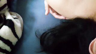 Asian Girlfriend Threesome with Friend