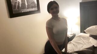 Sexy Polish Maid comes to Clean Hotel Room and Ends up getting Fucked