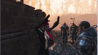 Four Bandits took Turns Fucking a Girl | Fallout Porno, 3D