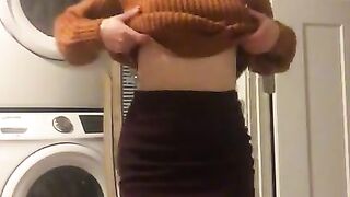 Cute Teen Slut Stripping