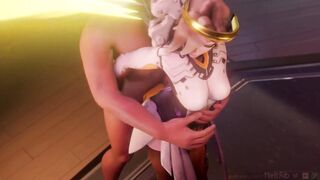 Overwatch - Hot Mercy and Tracer - Part 1