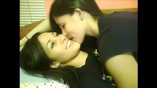 Lesbian Girl Friend Kissing