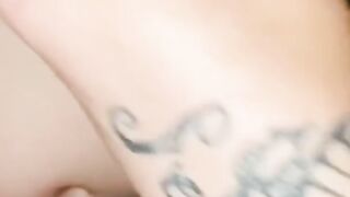 POV Scissoring (Pierced Titties & Real Orgasm)