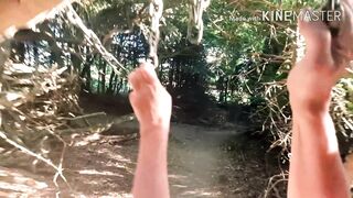 Chained and Fucked in Forest