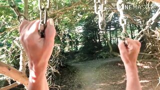 Chained and Fucked in Forest