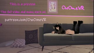 Submissive JOI in Virtual Reality ❤️intense Moaning and Spanking; POV Blowjob [VRchat 3D Hentai]