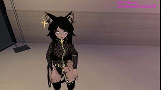 Submissive JOI in Virtual Reality ❤️intense Moaning and Spanking; POV Blowjob [VRchat 3D Hentai]