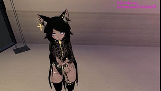 Submissive JOI in Virtual Reality ❤️intense Moaning and Spanking; POV Blowjob [VRchat 3D Hentai]